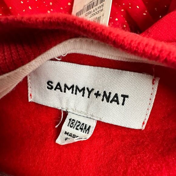 NWT Sammy + Nat Toddler Girls Red Starry Long Sleeve Tutu Dress - Size 18-24M - Picture 3 of 5